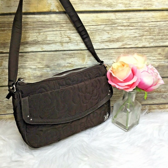 Vera Bradley Bags Vera Bradley Brown Quilted Purse Shoulder Bag